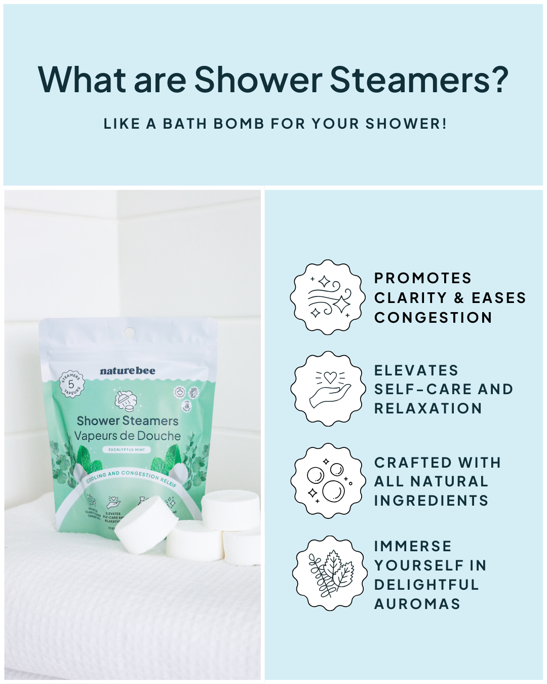 Refreshing Mint Shower Steamers