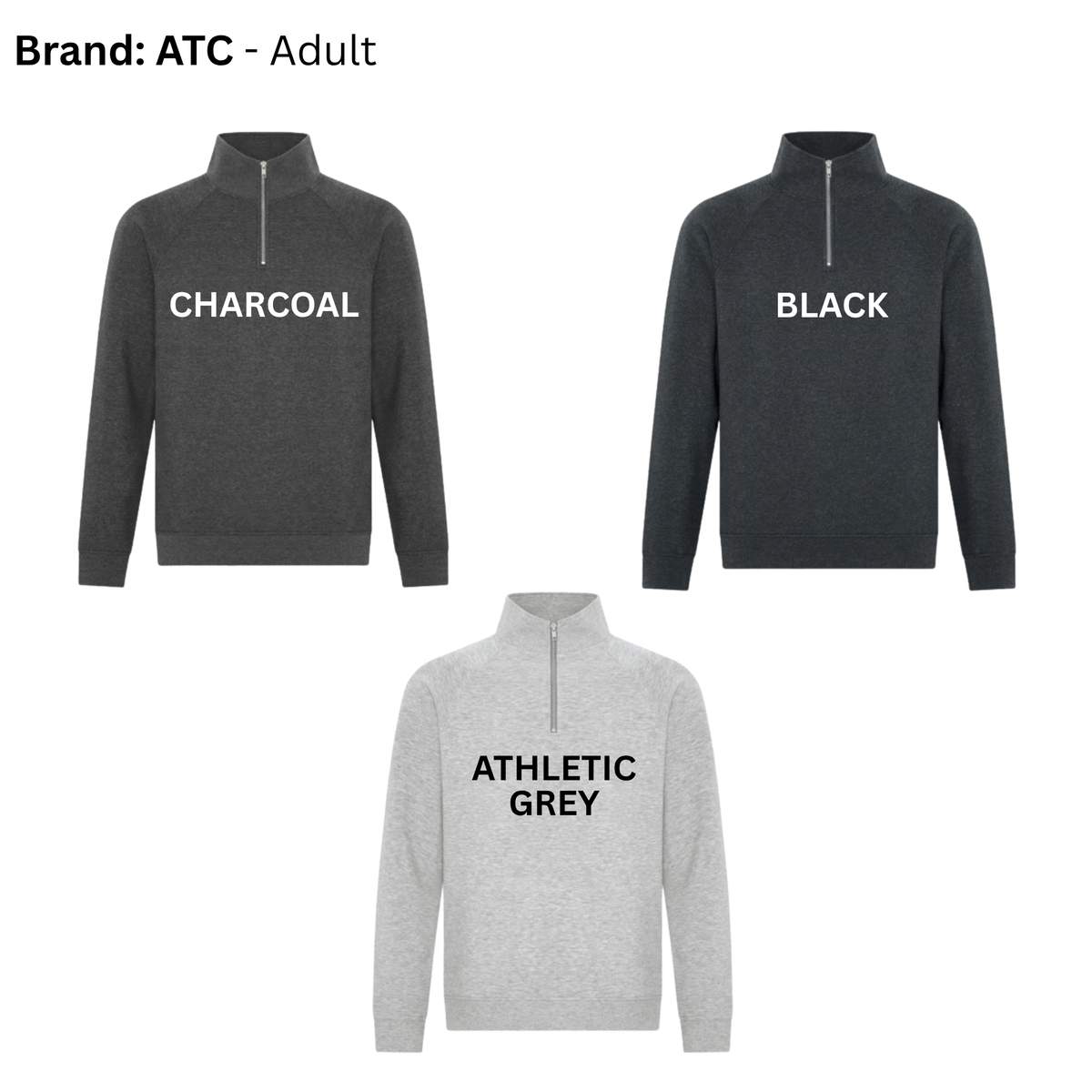 Unisex Vintage 1/4 Zip (Printed or Embroidered Option)
