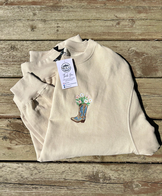 Embroidered Crewneck