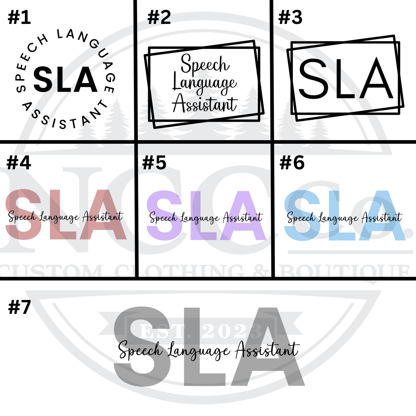 SLA Crewneck (Left Chest Designs)
