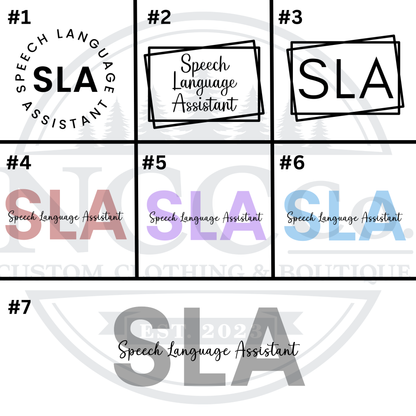 SLA Crewneck (Left Chest Designs)