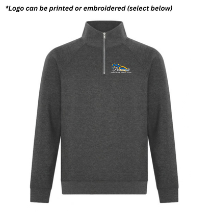 Unisex Vintage 1/4 Zip (Printed or Embroidered Option)