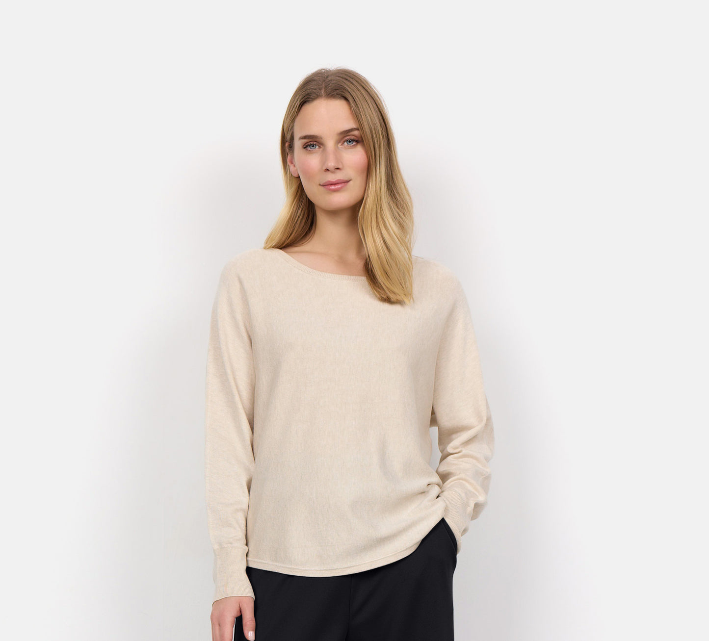 Long Sleeve with Back Button Detail