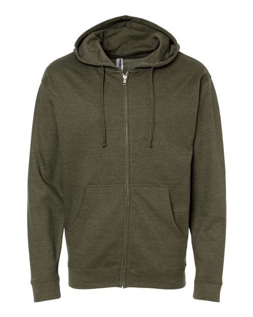 Unisex Independent Trading Co. Midweight Full-Zip