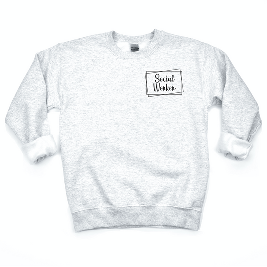 SW Pocket Size Double Box Crewneck