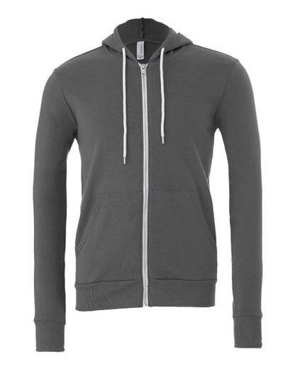 Unisex Bella+Canvas Full Zip Fleece Hoodie