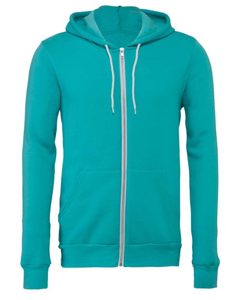 Unisex Bella+Canvas Full Zip Fleece Hoodie