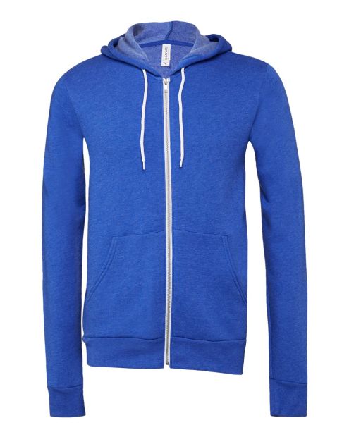 Unisex Bella+Canvas Full Zip Fleece Hoodie