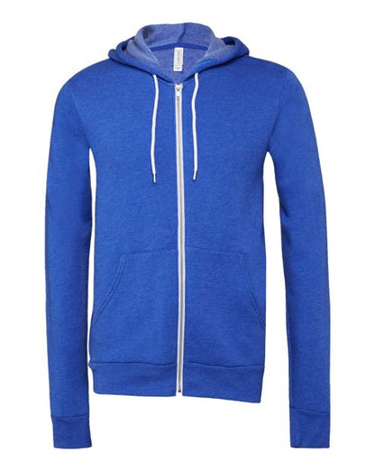 Unisex Bella+Canvas Full Zip Fleece Hoodie