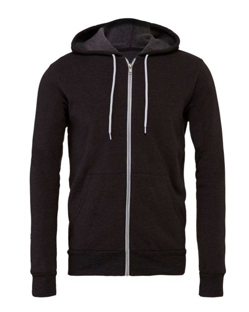 Unisex Bella+Canvas Full Zip Fleece Hoodie