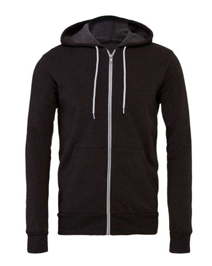 Unisex Bella+Canvas Full Zip Fleece Hoodie