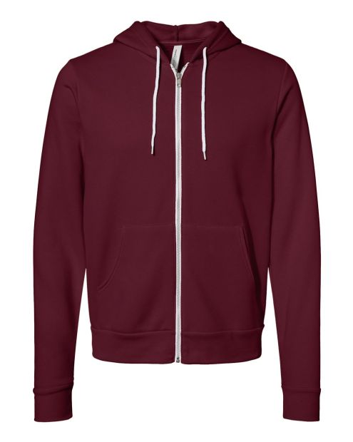 Unisex Bella+Canvas Full Zip Fleece Hoodie