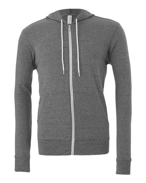 Unisex Bella+Canvas Full Zip Fleece Hoodie