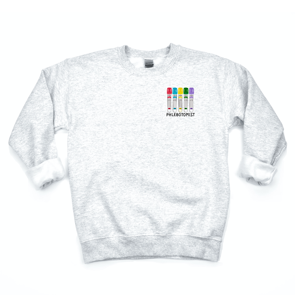 Phlebotomist Pocket Size Order of Draw Crewneck