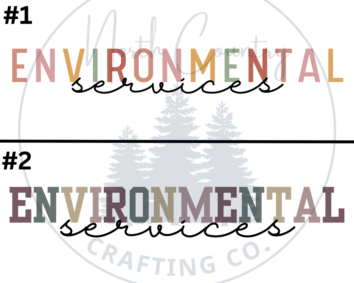 Environmental Services - Centre Chest Designs