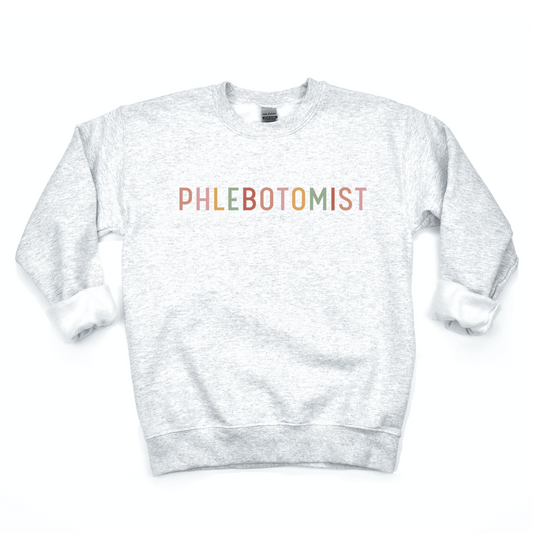 Phlebotomist Multicolour Crewneck