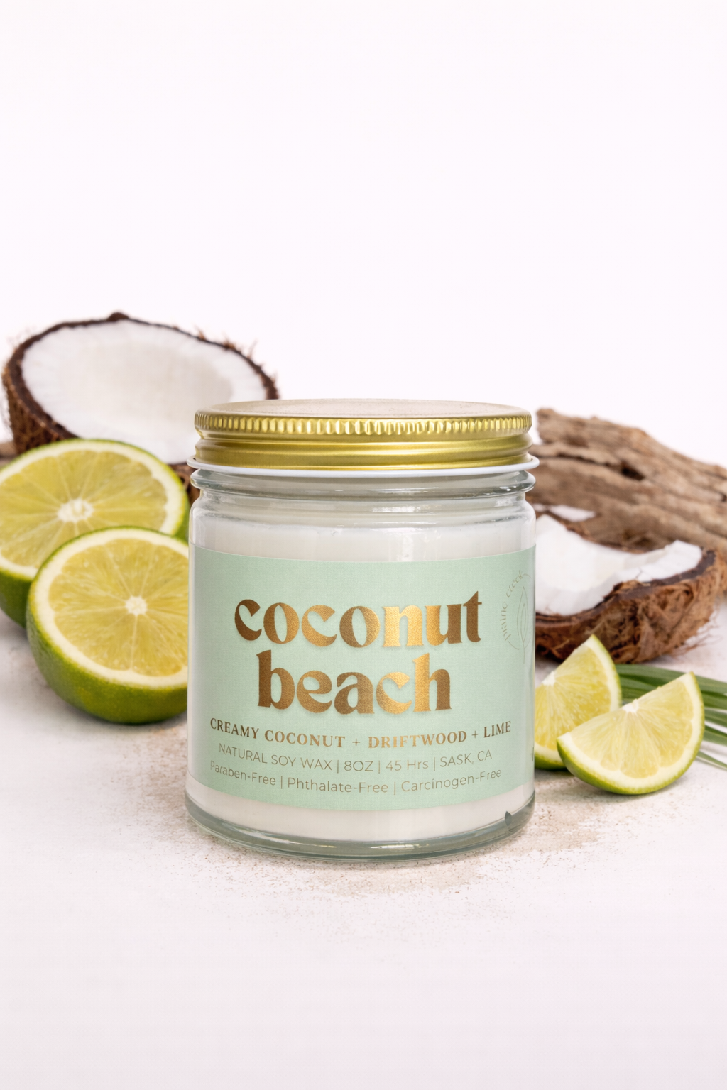COCONUT BEACH | NON TOXIC SOY WAX CANDLE