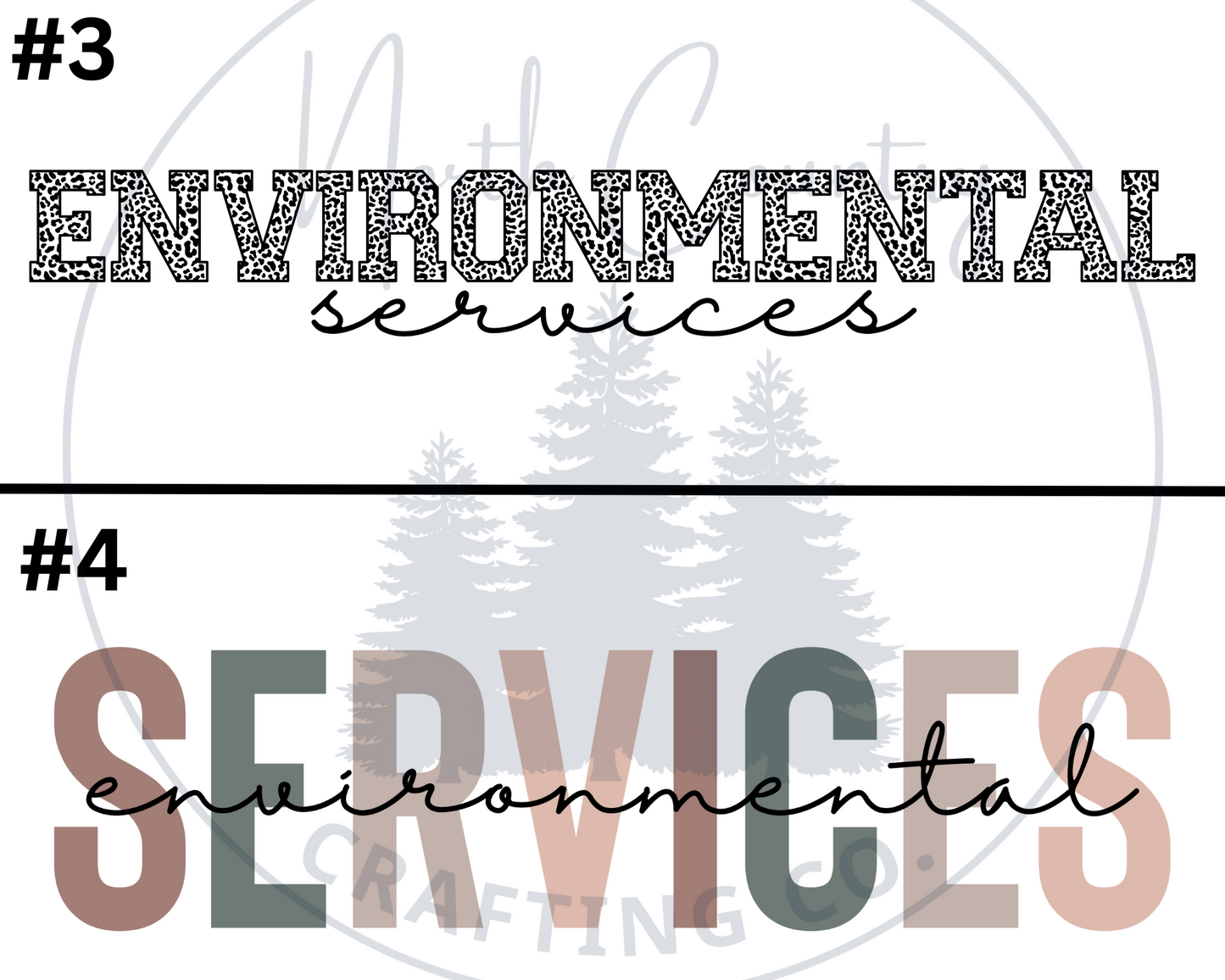 Environmental Services - Centre Chest Designs