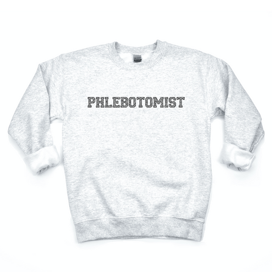 Phlebotomist Cheetah Crewneck