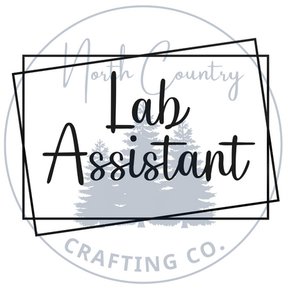 Lab Assistant Pocket Size Double Box Crewneck