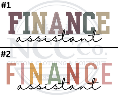 Finance Assistant - Centre Chest Designs
