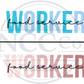 Food Service Worker - Centre Chest Designs