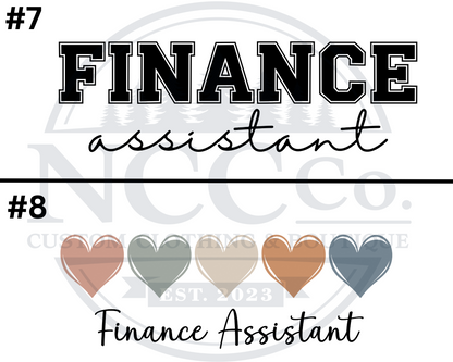 Finance Assistant - Centre Chest Designs