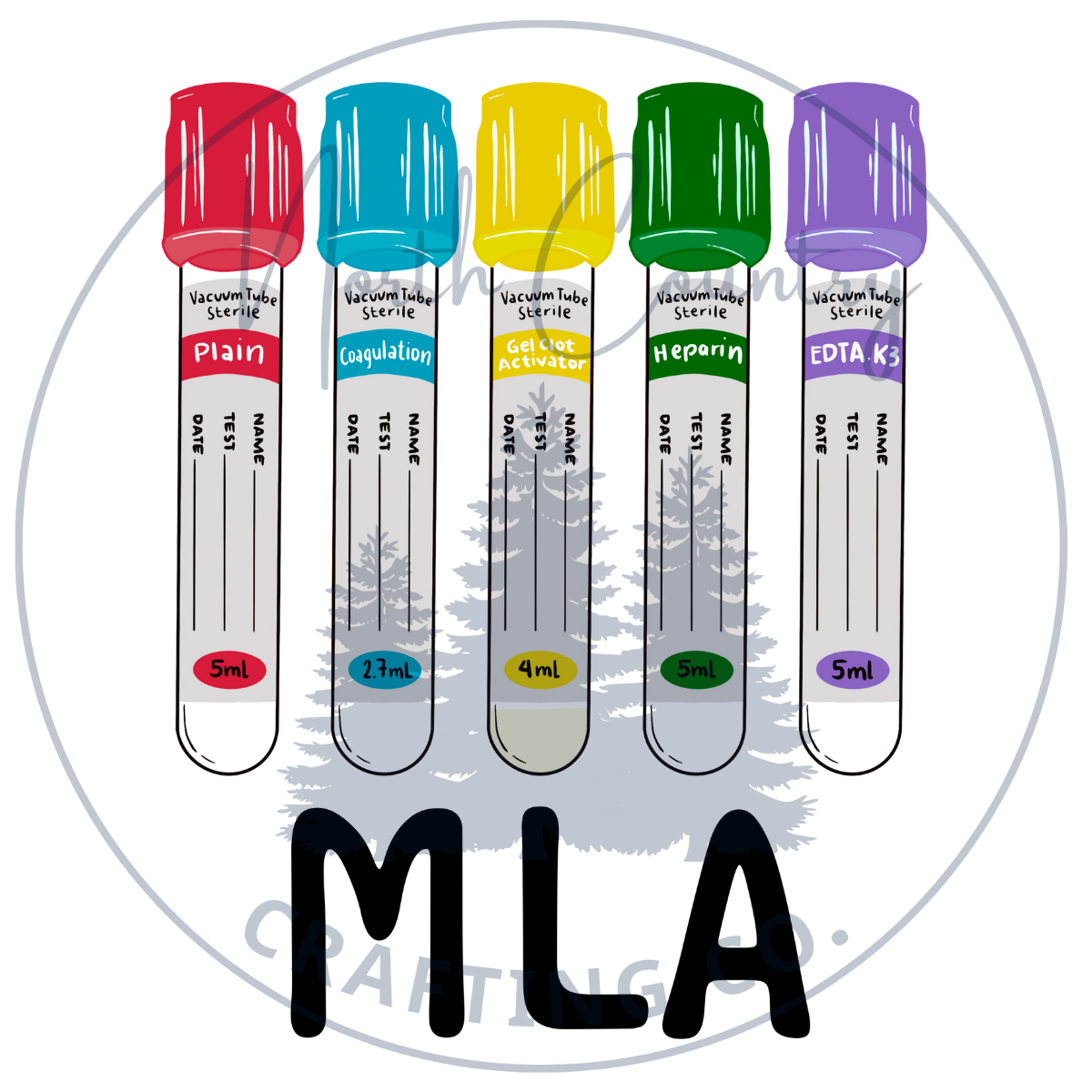 MLA Pocket Sized Order of Draw T-Shirt