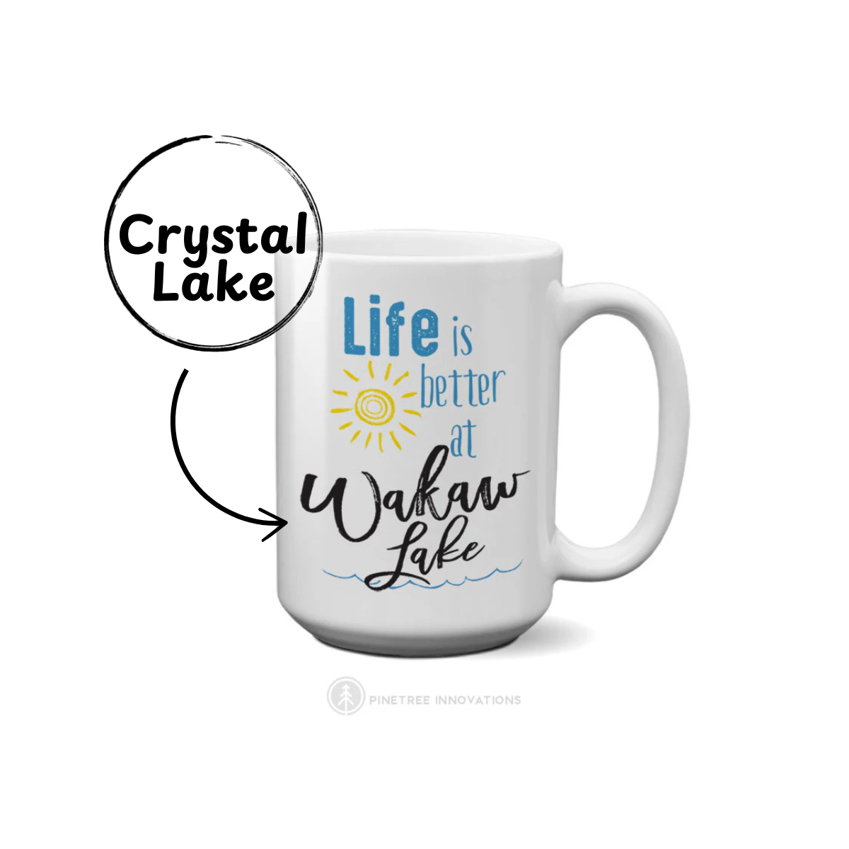 Life is better at Crystal Lake Mug