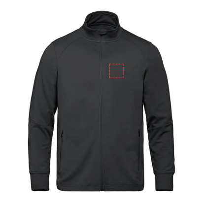 Men's Full-Zip Warmup Jacket - Left Chest Design