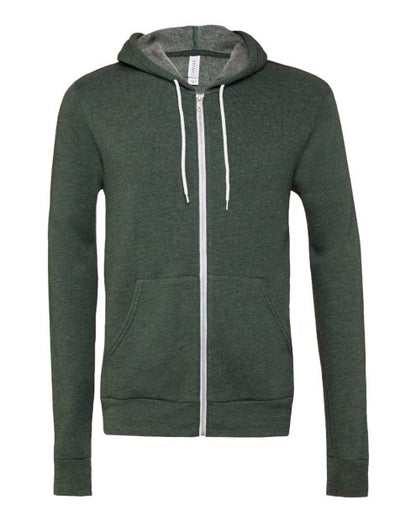 Unisex Bella+Canvas Full Zip Fleece Hoodie
