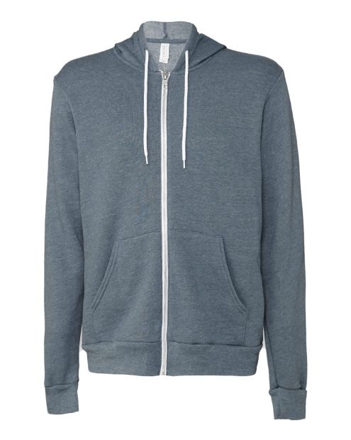 Unisex Bella+Canvas Full Zip Fleece Hoodie