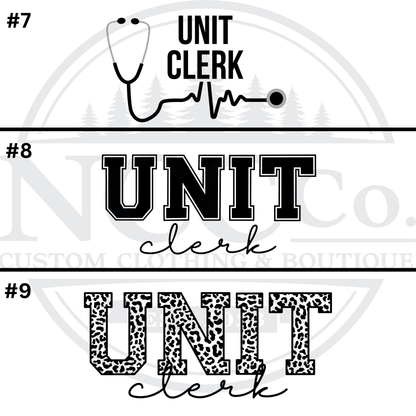 Unit Clerk