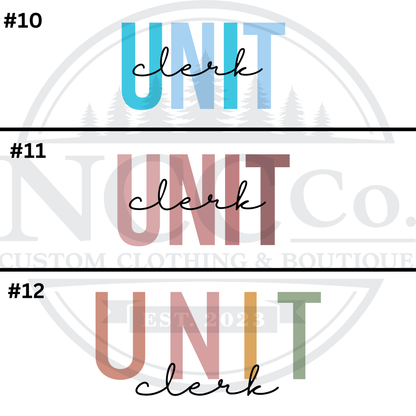Unit Clerk