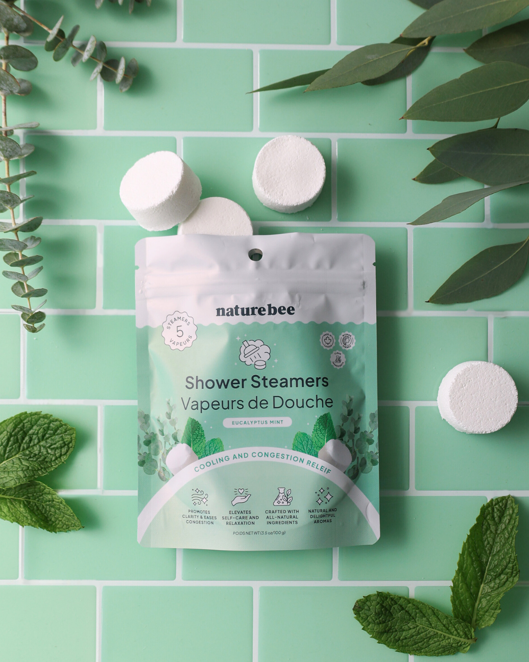 Refreshing Mint Shower Steamers