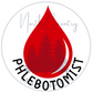 Phlebotomist Pocket Size Blood Drop T-Shirt