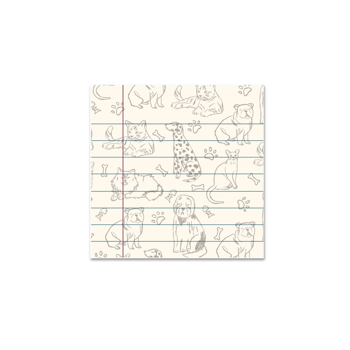 Cat & Dog Sticky Notes