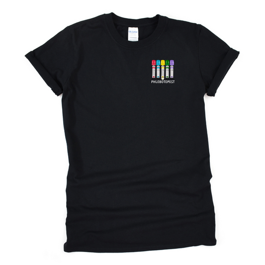 Phlebotomist Pocket Size Order of Draw T-Shirt