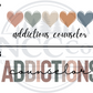 Addictions Counselor Centre Chest Designs