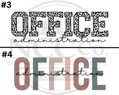 Office Administration - Centre Chest Designs