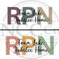 Left Chest Design - RPN & FLJH