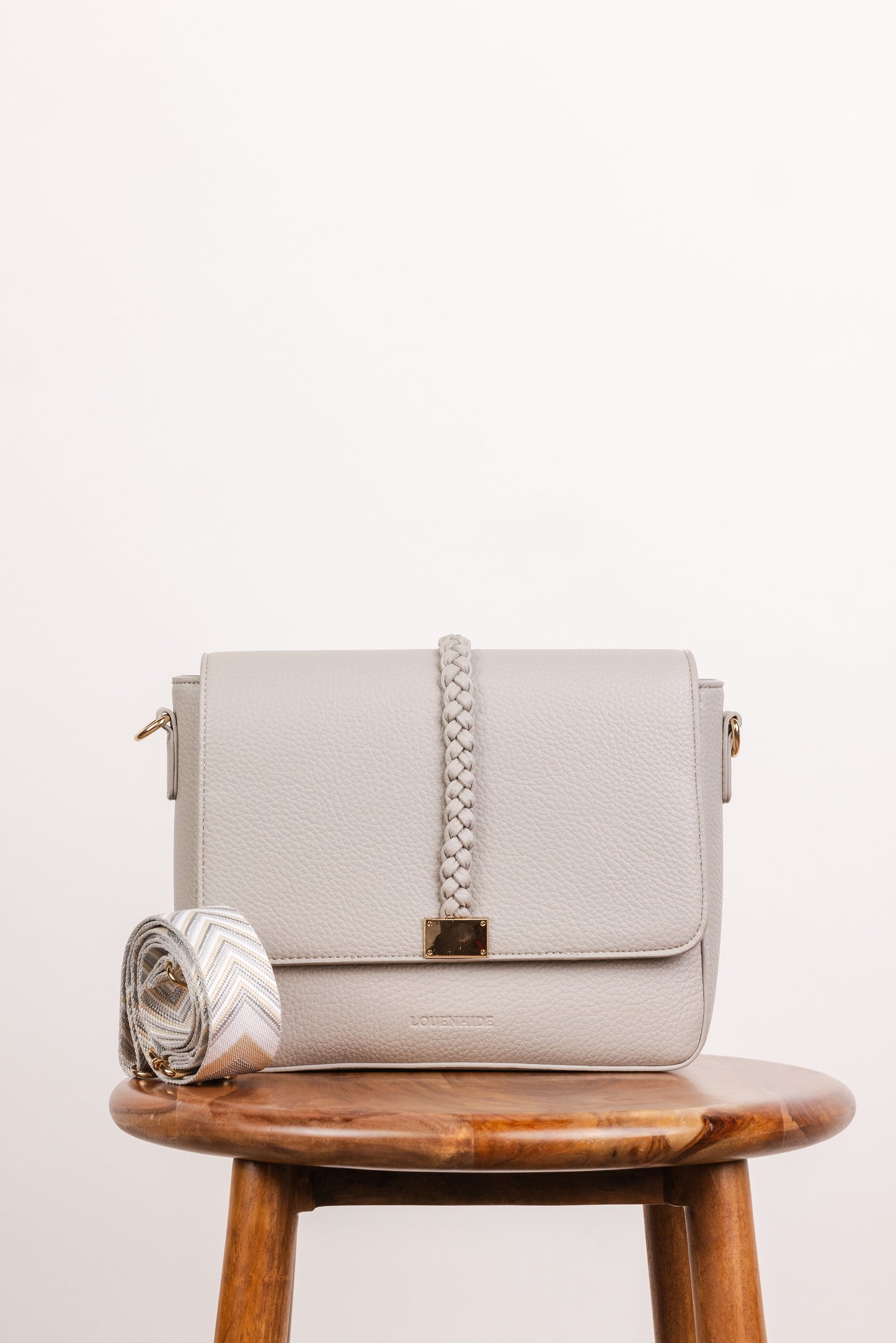 Ness Crossbody Bag - Light Grey