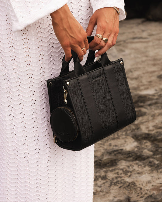 Manhattan Mini Tote Bag - Black