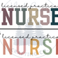 Licensed Practical Nurse - Centre Chest Designs