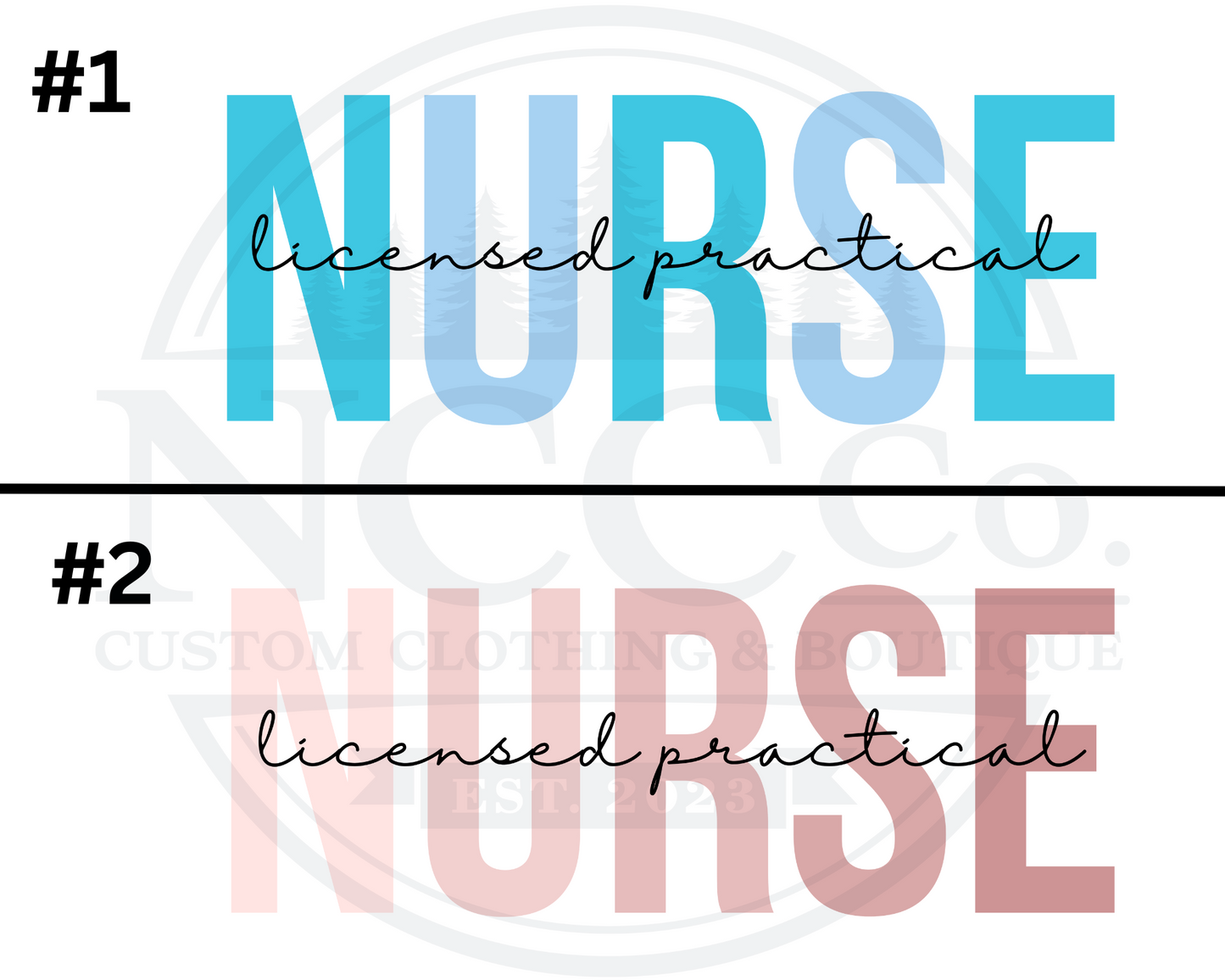 LPN Centre Chest Designs