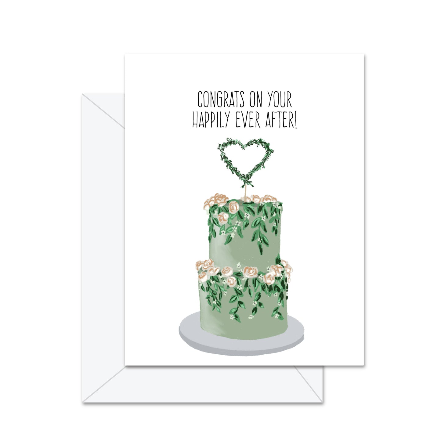 Greeting Card: Congrats On Your Happily Ever After!