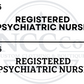 Psychiatric Nurse Centre Chest Designs