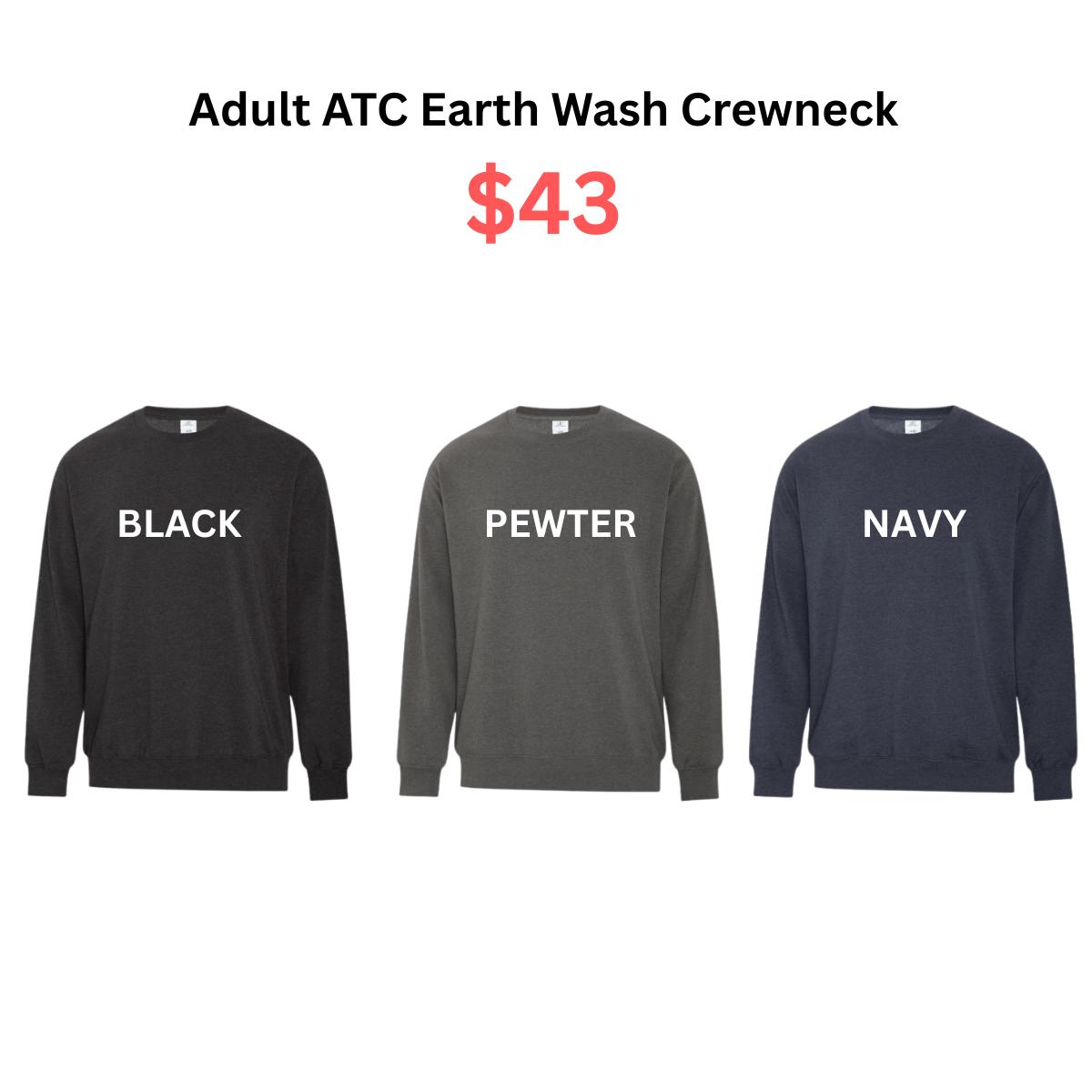 ADULT Unisex Crewneck