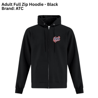 Adult Unisex Full Zip Hoodie