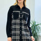 Doe and Rae Plaid Mixed Button Up